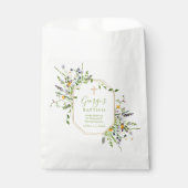 バプテスマ金ゴールドクロスワイルドフラワー好意バッグ フェイバーバッグ (正面)