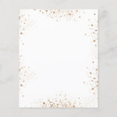 バプテスマ黄金ユーカリ予算の招待 チラシ (裏面)