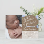 バプテスマ1歳のパーティー 招待状 (スタンド正面)