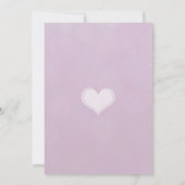 バプテスマ |エンジェルモノグラム 招待状 (裏面)