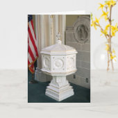 バプテスマ カード (黄色い花)