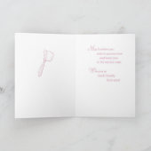 バプテスマ・ガウン・オン・ピンク カード (内部)