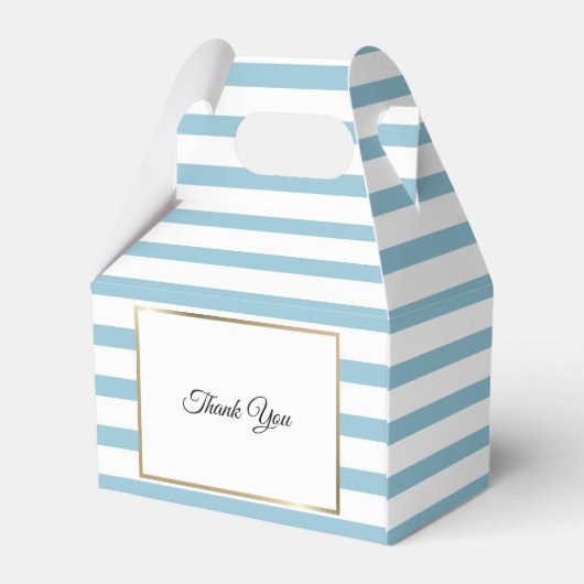 バプテスマ《キリスト教》洗礼式や命名式かわいい青ストライプいお願いボックス フェイバーボックス (裏面サイド)