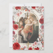 バプテスマ、《キリスト教》洗礼式や命名式エレガント、男女兼用、 招待状 (裏面)