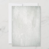 バプテスマ《キリスト教》洗礼式や命名式クロスインホーリーライトビーチ 招待状 (裏面)