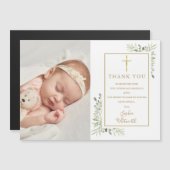 バプテスマ《キリスト教》洗礼式や命名式グリーンリー写真ありがとう (正面/裏面)