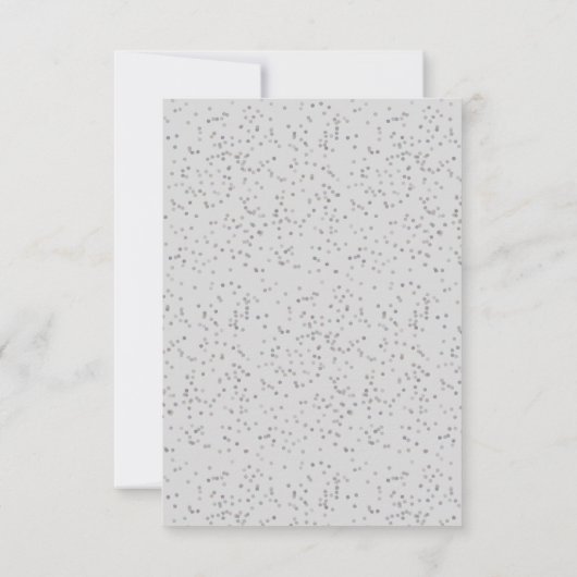 バプテスマ《キリスト教》洗礼式や命名式ファースト・ホリー・コミュニオンシルバー 出欠カード (裏面)