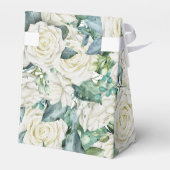 バプテスマ&《キリスト教》洗礼式や命名式ホワイトフラワーズユーカリ フェイバーボックス (裏面サイド)