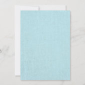 バプテスマ《キリスト教》洗礼式や命名式ヴィンテージレースリエレガントネン 招待状 (裏面)