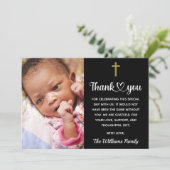 バプテスマ《キリスト教》洗礼式や命名式共産主義キリスト教宗教 サンキューカード (スタンド正面)