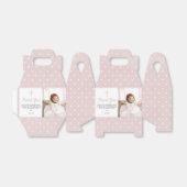 バプテスマ《キリスト教》洗礼式や命名式宗教的ピンクガール写真 フェイバーボックス (折り畳みなし)