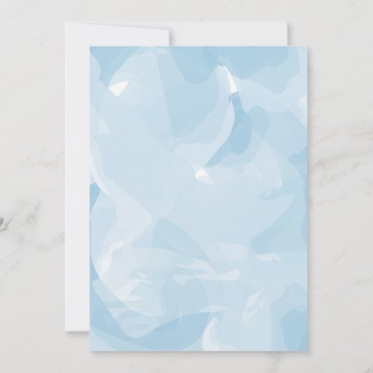 バプテスマ、《キリスト教》洗礼式や命名式招待状、ボーイズ招待状 招待状 (裏面)