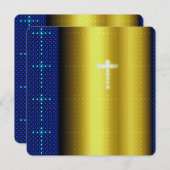 バプテスマ《キリスト教》洗礼式や命名式招待状 招待状 (正面/裏面)