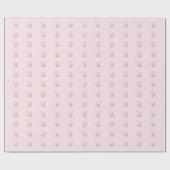 バプテスマ，ピンク，女の子，ラム ラッピングペーパー (フラット)