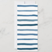 バプテスマ・ブルー航海のの男の子スペインの、 招待状 (裏面)