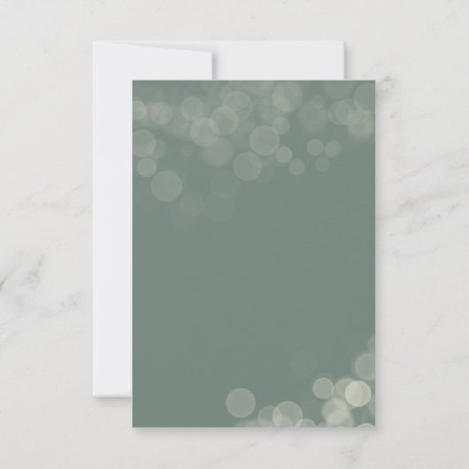 バプテスマ《写真》ぼけ味ライト献身《キリスト教》洗礼式や命名式 招待状 (裏面)