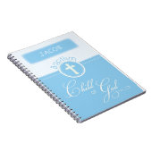 バプテスマ,名前をカスタムする,神の青い子 ノートブック (右側)