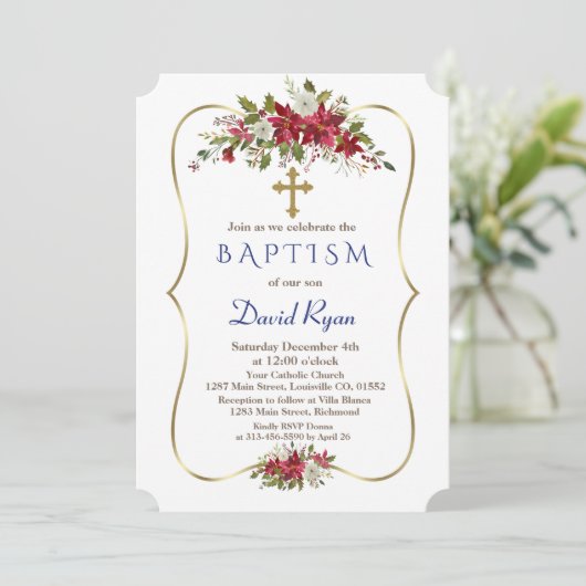 バプテスマ 招待状 (スタンド正面)