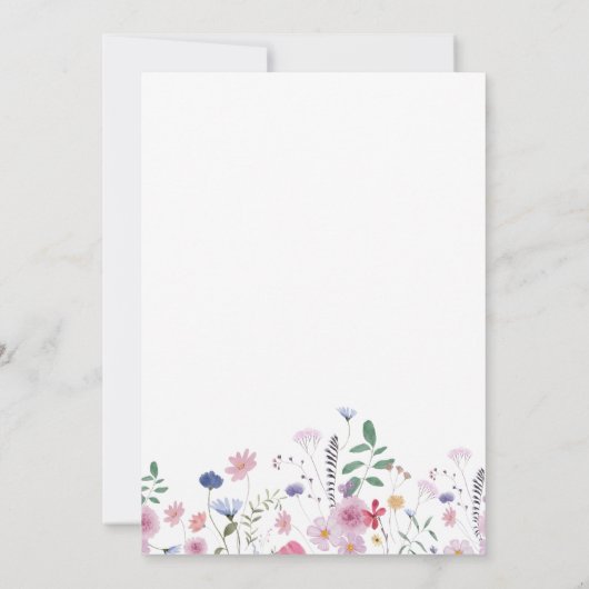 バプテスマ 招待状 (裏面)