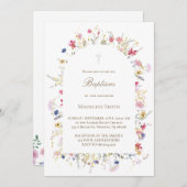 バプテスマ 招待状 (正面/裏面)