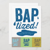 バプテスマ！招待状 招待状 (正面/裏面)