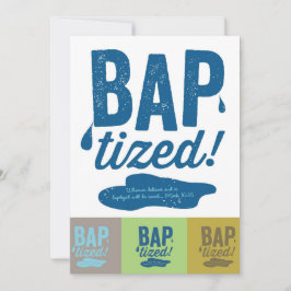 バプテスマ！招待状 招待状