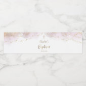 バプテスマ |水彩スプラッシュ ペットボトルラベル (シングルラベル)