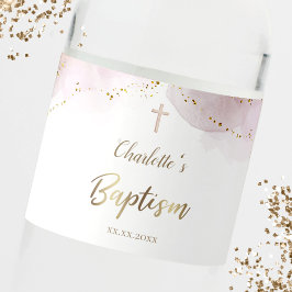 バプテスマ |水彩スプラッシュ ペットボトルラベル