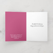 バプテスマ 箔グリーティングカード (内側レイダウン)