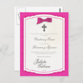 バプテスマ，誕生日，キンセアニラ結婚の形見 ポストカード (正面/裏面)