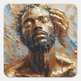 バプテスマ – Jesus Series Art Collection スクエアシール