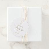 バプテスミトルピンクボウメッセージカード フェイバータグ (インサイチュ)