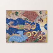 バプテスムイエスキリスト正教会のキリスト教徒のアイコン ジグソーパズル (横)