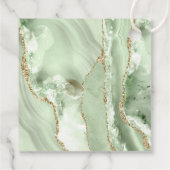 バプテスムグリーンは聖なる十字架のメッセージカード フェイバータグ (裏面)