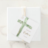 バプテスムグリーンは聖なる十字架のメッセージカード フェイバータグ (インサイチュ)