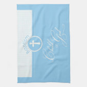 バプテスムブルー神の子,カスタマイズ キッチンタオル (縦)