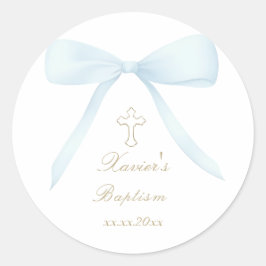 バプテスムブルー ラウンドシール