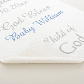 バプテスムボーイブルースターラトルミディアム シェルパブランケット (3/4)