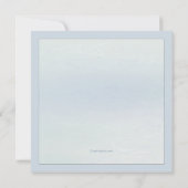 バプテスムワードウィズドーブブルー招待状 招待状 (裏面)