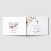 バプテスユーカリの緑の白いフローラ写真 ゲストブック (全面)