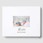 バプテスユーカリの緑の白いフローラ写真 ゲストブック (裏面)