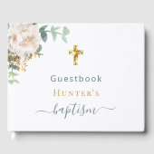 バプテスユーカリの緑の白いフローラ写真 ゲストブック (正面)