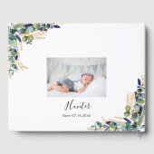 バプテスユーカリの緑カスタムの写真 ゲストブック (裏面)