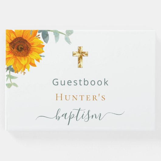 バプテスユーカリひまわり写真 ゲストブック (正面)