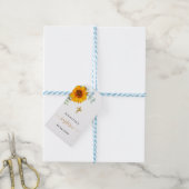 バプテスユーカリひまわり少年ガール ギフトタグ (より糸付き)