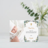 バプテスユーカリカスタムス写真感謝していあなた ポストカード (スタンド正面)