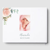 バプテスユーカリフローラ女の子カスタムの写真 ゲストブック (裏面)