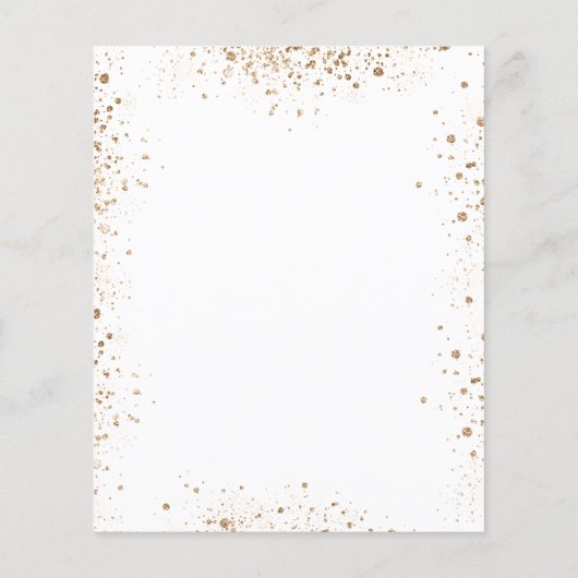 バプテスユーカリプタス白フローラ予算招待状 チラシ (裏面)