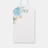 バプテスユーカリプトゥスライトブルーフローラ少年 ギフトタグ (裏面)