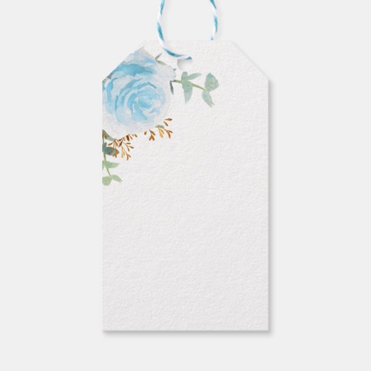 バプテスユーカリプトゥスライトブルーフローラ少年 ギフトタグ (裏面)